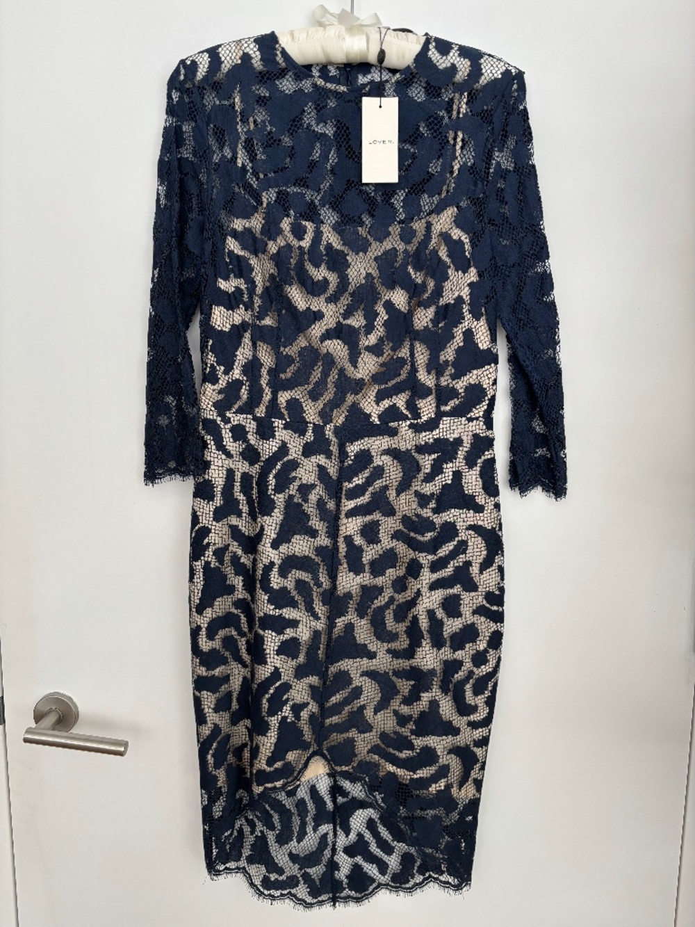 Lover the Label NWT Jungle Dress in Navy Lace